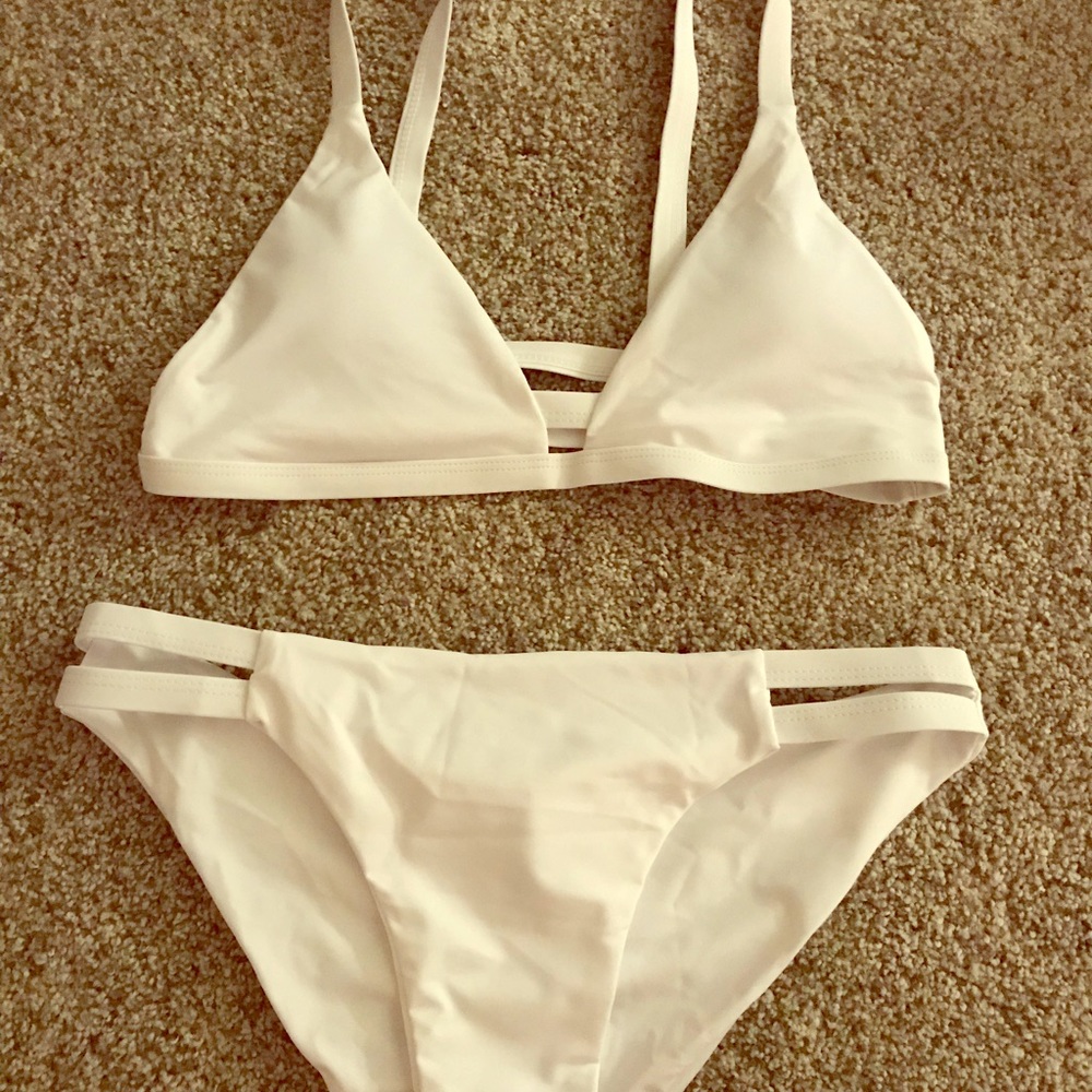 White bikini